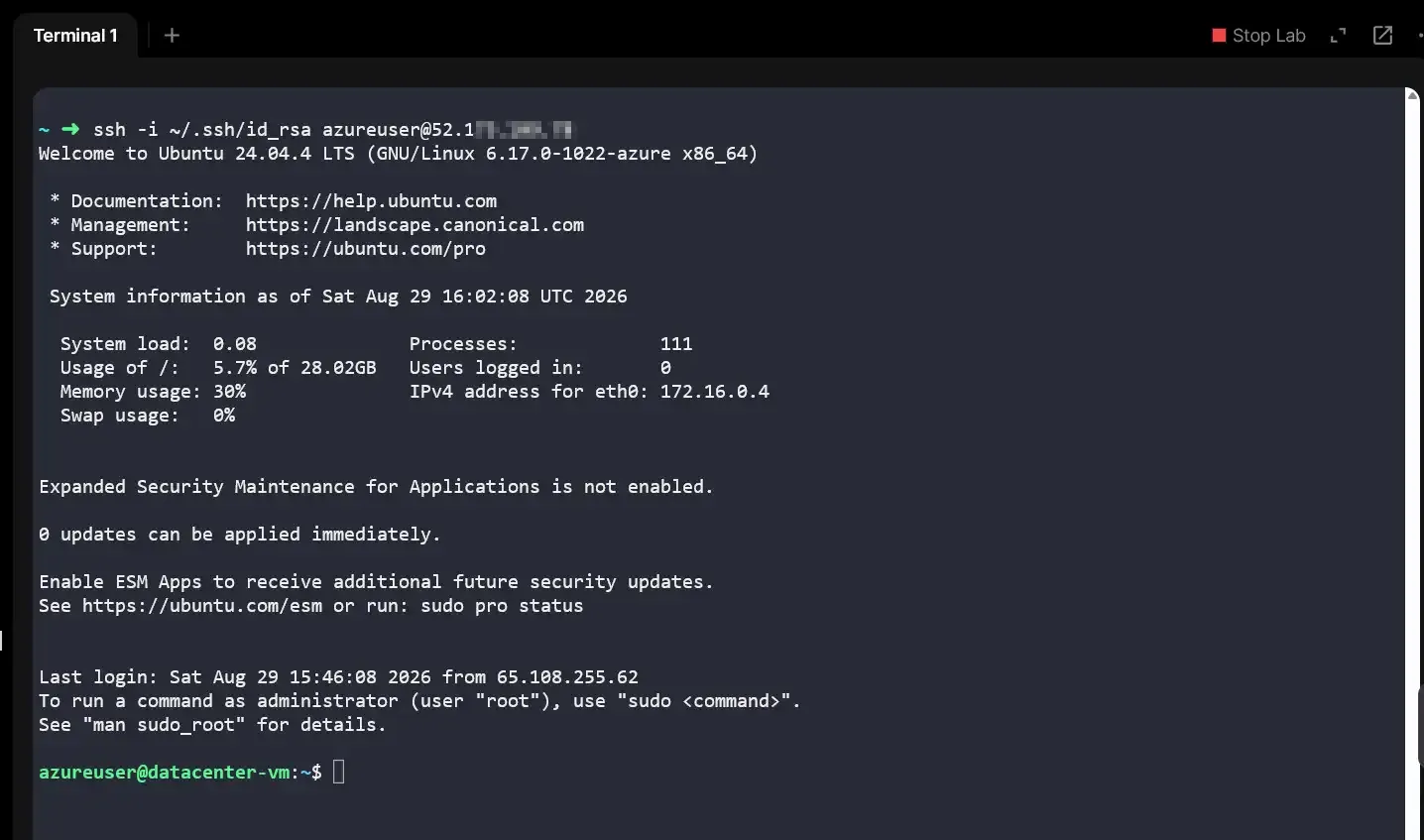 Azure Configuration