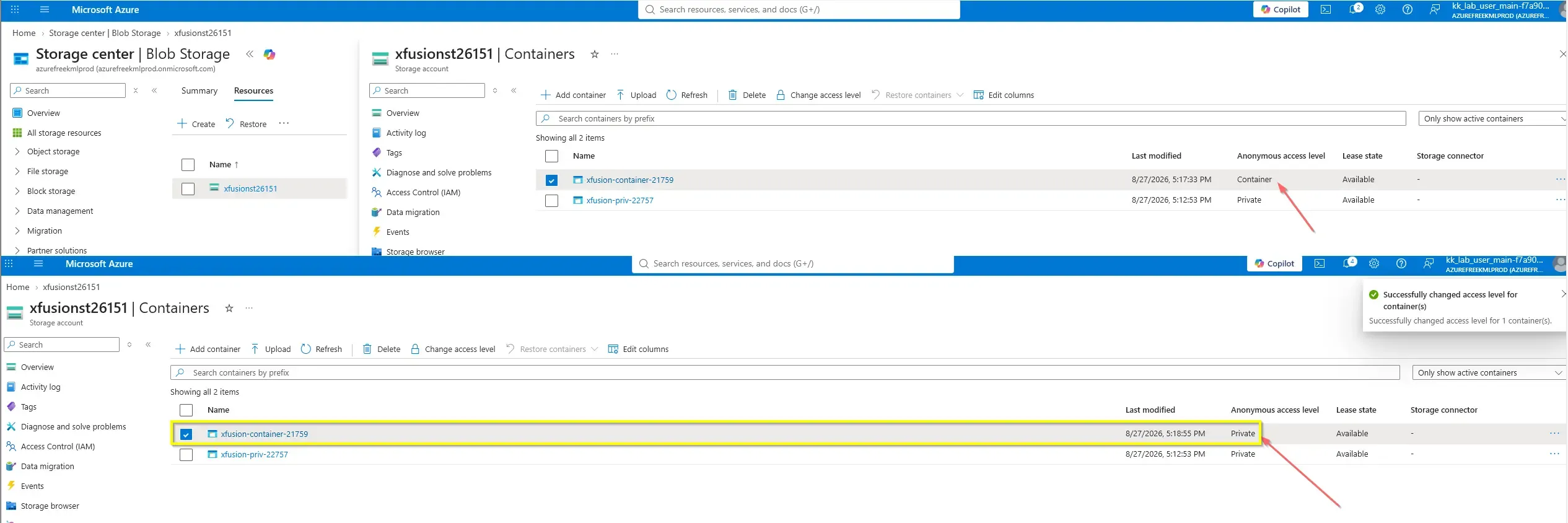 Azure Configuration