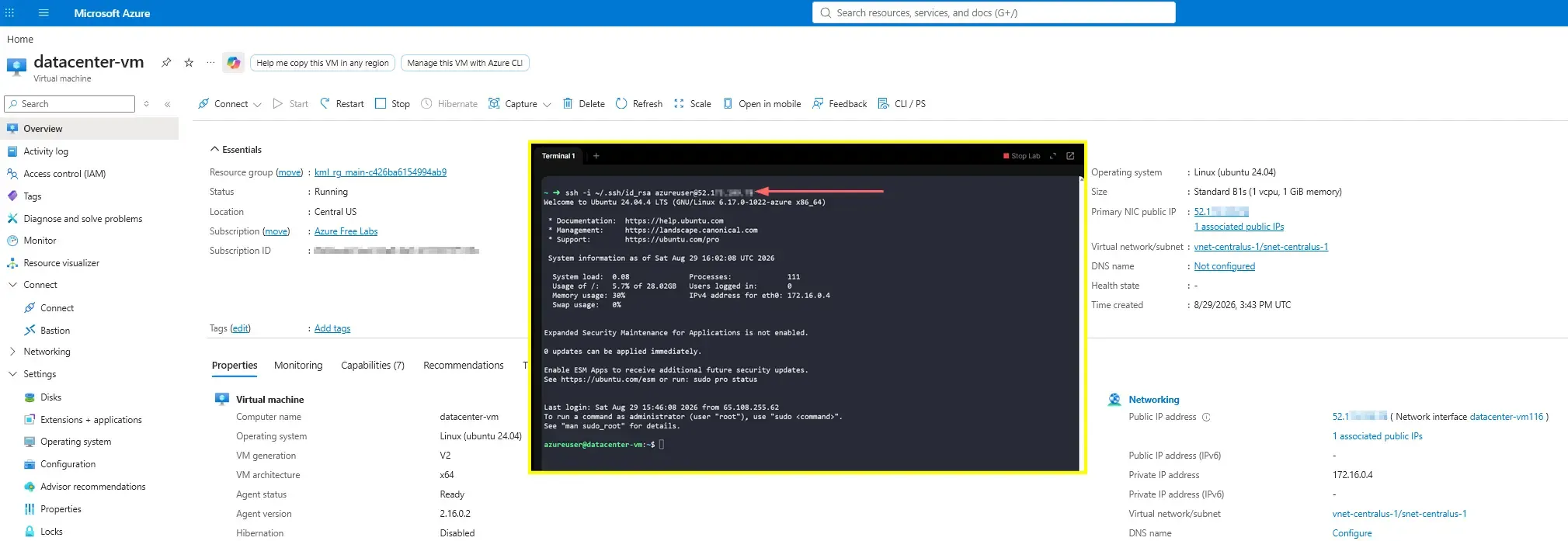 Azure Configuration